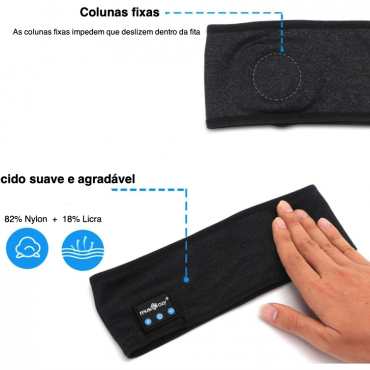 Headphones (auscultadores) para dormir e desporto