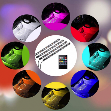 Kit LEDs ambiente para carro 